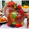 Gobble Til You Wobble Thanksgiving Hand Painted Ceramic Turkey Cookie Jar Box